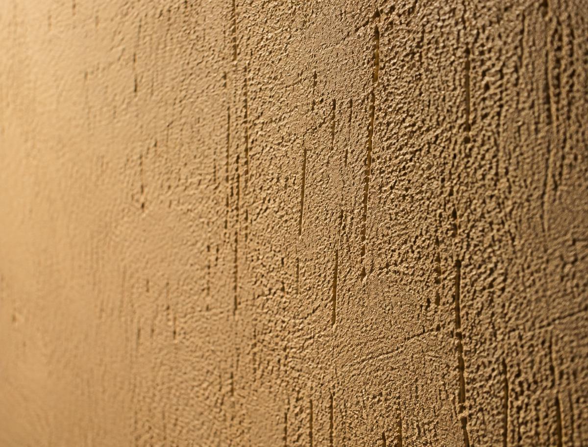 Parede com textura grafiada